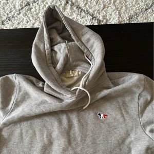Maison Kitsune small hoodie - used (gray)